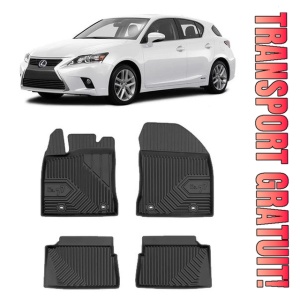 Lexus Ct200H Din 2011 - Prezent, Hatchback , Set Covorase Auto Tip Tavita Premium 3D, din cauciuc