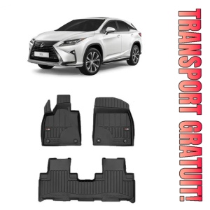 Lexus Rx Al20 Din 2009 - 10.2015, Suv, 450H , Set Covorase Auto Tip Tavita Premium 3D, din cauciuc