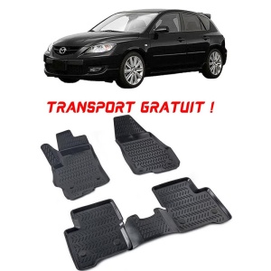 Mazda 3 II 2008-2013 Set 4 covorase auto din cauciuc tip tavita premium line 3D - Transport Gratuit! accesorii pentru autoturismul tau - masina v48853