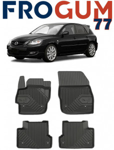 Mazda 3 II Din 05.2009 - 08.2013, Hatchback , Set Covorase Auto Tip Tavita Premium 3D, din cauciuc accesorii pentru autoturismul tau - masina v166672