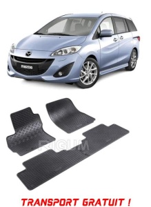 Mazda 5 fabricat din 2011 - Prezent (Randul 3), set covorase auto dedicate, din cauciuc 100% Premium - Transport Gratuit accesorii pentru autoturismul tau - masina v39020