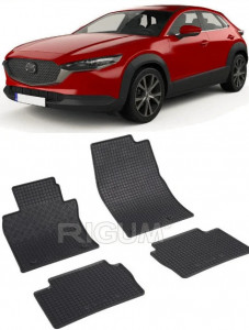 Mazda CX-30, Suv, fabricat din 08.2019 - Prezent, set covorase auto dedicate, din cauciuc 100% Premium accesorii pentru autoturismul tau - masina v154862