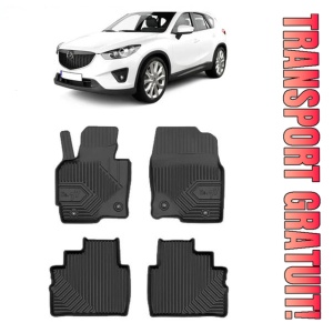 Mazda CX-5 I Din 02.2012 - 06.2017, Suv , Set Covorase Auto Tip Tavita Premium 3D, din cauciuc