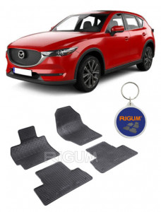 Mazda CX-7, Suv, fabricat din 07.2007 - 08.2012, Diesel, set covorase auto dedicate, din cauciuc 100% Premium accesorii pentru autoturismul tau - masina v159385