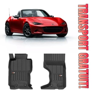 Mazda Mx-5 Din 2014 - Prezent, Coupe , Set Covorase Auto Tip Tavita Premium 3D, din cauciuc