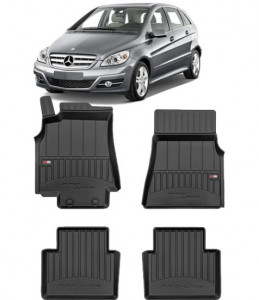 Mercedes B-Class W245 Din 06.2005 - 2011, Van Set Covorase Auto Tip Tavita Premium 3D, din cauciuc accesorii pentru autoturismul tau - masina v161627