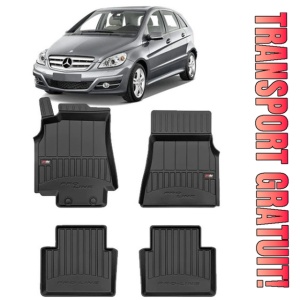 Mercedes B-Class W245 Din 06.2005 - 2011, Van Set Covorase Auto Tip Tavita Premium 3D, din cauciuc