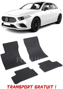 Mercedes Clasa A W177, Hatchback, fabricat din 08.2019 - Prezent, set covorase auto dedicate, din cauciuc 100% Premium - Transport Gratuit accesorii pentru autoturismul tau - masina v38915