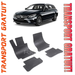 Mercedes Clasa C W205, Combi, fabricat din 10.2014 - 02.2021, set covorase auto dedicate, din cauciuc 100% Premium