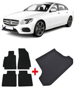 Mercedes Clasa E Set Covorase + tavita portbagaj auto Mercedes E-Class W212 fabricatie 2009 - 10.2016, caroserie combi - Img 2