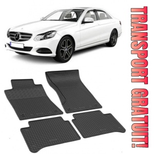 Mercedes Clasa E W211, Sedan, fabricat din 2002 - 02.2009, W210, set covorase auto dedicate, din cauciuc 100% Premium