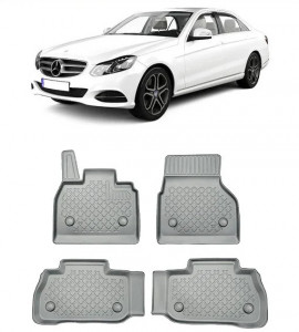 Mercedes Clasa E W213, Coupe, Din 04.2017 - Prezent , Set Covorase Auto Tip Tavita Premium 3D, din cauciuc accesorii pentru autoturismul tau - masina v169787