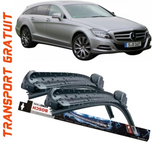 Mercedes Cls Shooting Brake Set 2 stergatoare parbriz Bosch Aerotwin 600/475mm compatibile cu Mercedes-Benz CLS Shooting Brake (X218) (2012-2017) (60 cm / 60 cm) accesorii pentru autoturismul tau - masina v117394