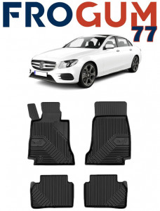 Mercedes E-Class W213 Din 11.2016 - Prezent, Combi , Set Covorase Auto Tip Tavita Premium 3D, din cauciuc accesorii pentru autoturismul tau - masina v165285