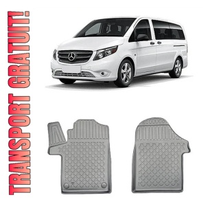 Mercedes Evito W447, Van, Din 11.2020 - Prezent , Set Covorase Auto Tip Tavita Premium 3D, din cauciuc