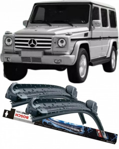 Mercedes G-Class Set 2 stergatoare parbriz Bosch Bosch Aerotwin 34 cm/34 cm compatibile cu Mercedes-Benz G-Class Platform/Chassis (W461) din 2007-2012 (34 cm / 34 cm) accesorii pentru autoturismul tau - masina v126011