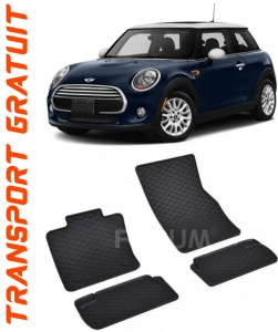 Mini Cooper III S fabricat din 10.2014 - Prezent, Hatchback, set covorase auto dedicate, din cauciuc 100% Premium accesorii pentru autoturismul tau - masina v152515