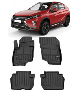 Mitsubishi Eclipse Cross Phev Din 2021 - Prezent, Suv , Set Covorase Auto Tip Tavita Premium 3D, din cauciuc accesorii pentru autoturismul tau - masina v163674