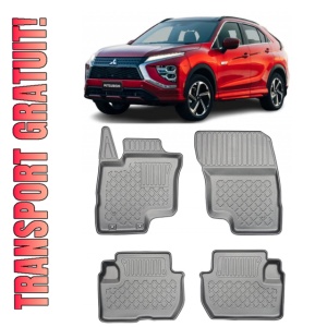 Mitsubishi Eclipse Cross Phev Din 2021 - Prezent, Suv , Set Covorase Auto Tip Tavita Premium 3D, din cauciuc