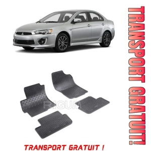 Mitsubishi Lancer Ix, Hatchback, fabricat din 10.2008 - 08.2017, set covorase auto dedicate, din cauciuc 100% Premium - Transport Gratuit