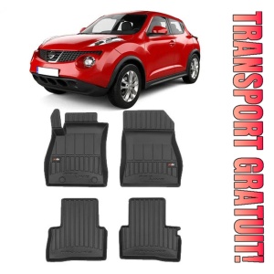 Nissan Juke I, Suv, Din 06.2010 - 05.2014 , Set Covorase Auto Tip Tavita Premium 3D, din cauciuc