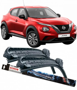 Nissan Juke Set 2 stergatoare parbriz Bosch Bosch Aerotwin compatibile cu Nissan Juke 2019 (57.5 cm / 38 cm) accesorii pentru autoturismul tau - masina v135957