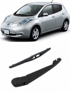 Nissan Leaf Brat stergator pentru luneta spate cu lamela 250 mm, compatibil cu Nissan Leaf Hatchback fabricat intre 2010, calitate extra accesorii pentru autoturismul tau - masina v91806