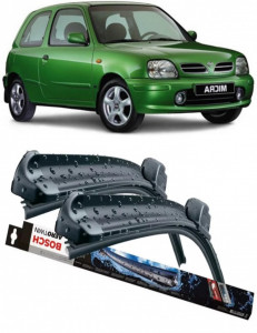 Nissan Micra Set 2 stergatoare parbriz Bosch Bosch Aerotwin compatibile cu Nissan Micra 2005 (53 cm / 45 cm) accesorii pentru autoturismul tau - masina v128809