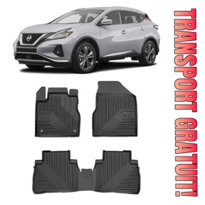 Nissan Murano I Z50 Din 2002 - 2007, Suv , Set Covorase Auto Tip Tavita Premium 3D, din cauciuc