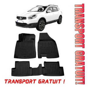Nissan Qashqai (2007-2014) Set covorase auto cauciuc G.Modern Line 3D transport gratuit - Img 1