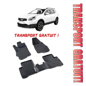 Nissan Qashqai III (J12) 2021-2025 Set 4 covorase auto din cauciuc tip tavita premium line 3D - Transport Gratuit!