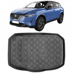 Nissan Qashqai (J12) Ver. VIsia. Acenta (Cu Podea Joasa) 2021-2025 Tavita cauciuc pentru protectie portbagaj