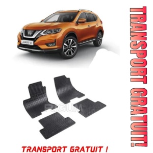 Nissan X-Trail T31, Suv, fabricat din 06.2007 - 07.2014, set covorase auto dedicate, din cauciuc 100% Premium - Transport Gratuit