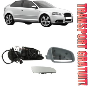 Oglinda Dreapta AUDI A3 (8P1) din 2003 - 2012, Auto, Reglaj electric, Completa