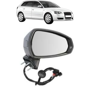 Oglinda Dreapta AUDI A3 Sportback (8PA) din 2004 - 2013, Auto, Reglaj electric, Completa - Img 2
