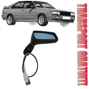 Oglinda Dreapta AUDI QUATTRO (85) din 1980 - 1991, Auto, Reglaj mecanic, Completa