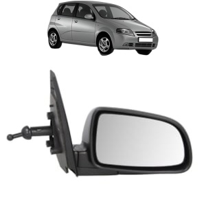 Oglinda Dreapta CHEVROLET AVEO / KALOS Hatchback (T200) din 2003 - 2008, Auto, Reglaj mecanic, Completa - Img 2