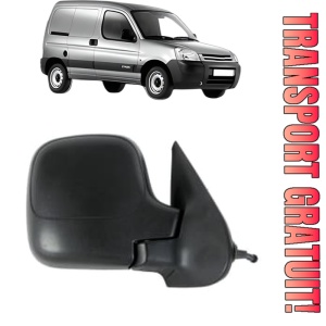 Oglinda Dreapta CITROEN BERLINGO / BERLINGO FIRST Box Body/MPV (M_) din 1996 - 2011, Auto, Reglaj mecanic, Completa