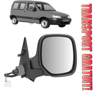 Oglinda Dreapta CITROEN BERLINGO / BERLINGO FIRST MPV (MF_, GJK_, GFK_) din 1996 - 2011, Auto, Reglaj mecanic, Completa