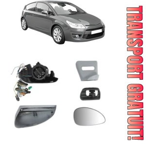 Oglinda Dreapta CITROEN C4 Coupe (LA_) din 2004 - 2011, Auto, Reglaj electric, Completa