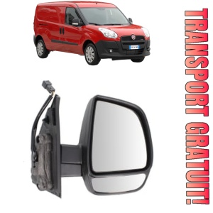 Oglinda Dreapta FIAT DOBLO Cargo (263_) din 2010 - 2023, Auto, Reglaj electric, Completa