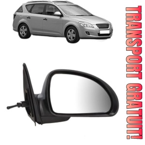 Oglinda Dreapta KIA CEE'D SW (ED) din 2007 - 2012, Auto, Reglaj mecanic, Completa