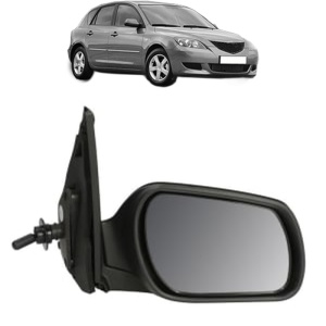 Oglinda Dreapta MAZDA 3 (BK) din 2003 - 2009, Auto, Reglaj mecanic, Completa - Img 2