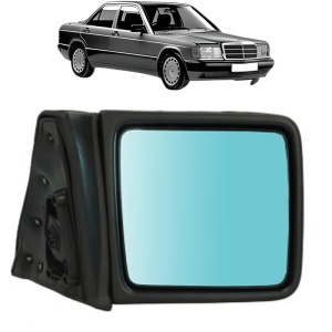 Oglinda Dreapta MERCEDES-BENZ 190 (W201) din 1982 - 1993, Auto, Reglaj electric, Completa - Img 2