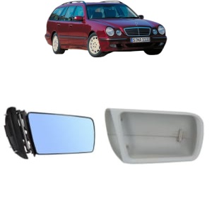 Oglinda Dreapta MERCEDES-BENZ E-CLASS T-Model (S210) din 1996 - 2003, Auto, Reglaj electric, Completa - Img 2