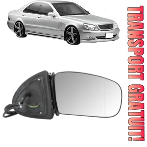 Oglinda Dreapta MERCEDES-BENZ S-CLASS (W220, V220) din 1998 - 2005, Auto, Reglaj electric, Completa