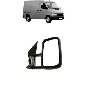 Oglinda Dreapta MERCEDES-BENZ SPRINTER 2-t Van (B901, B902) din 1995 - 2006, Auto, Reglaj manual, Completa - Img 2