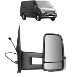 Oglinda Dreapta MERCEDES-BENZ SPRINTER 4,6-t Van (B906) din 2006 - 2018, Auto, Reglaj manual, Completa - Img 2