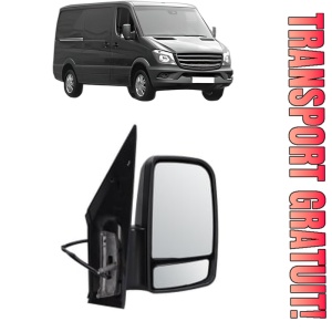 Oglinda Dreapta MERCEDES-BENZ SPRINTER 4,6-t Van (B906) din 2006 - 2018, Auto, Reglaj manual, Completa
