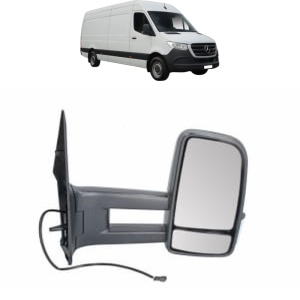 Oglinda Dreapta MERCEDES-BENZ SPRINTER 4-t Van (B907, B910) din 2018 - 2025, Auto, Reglaj manual, Completa - Img 2